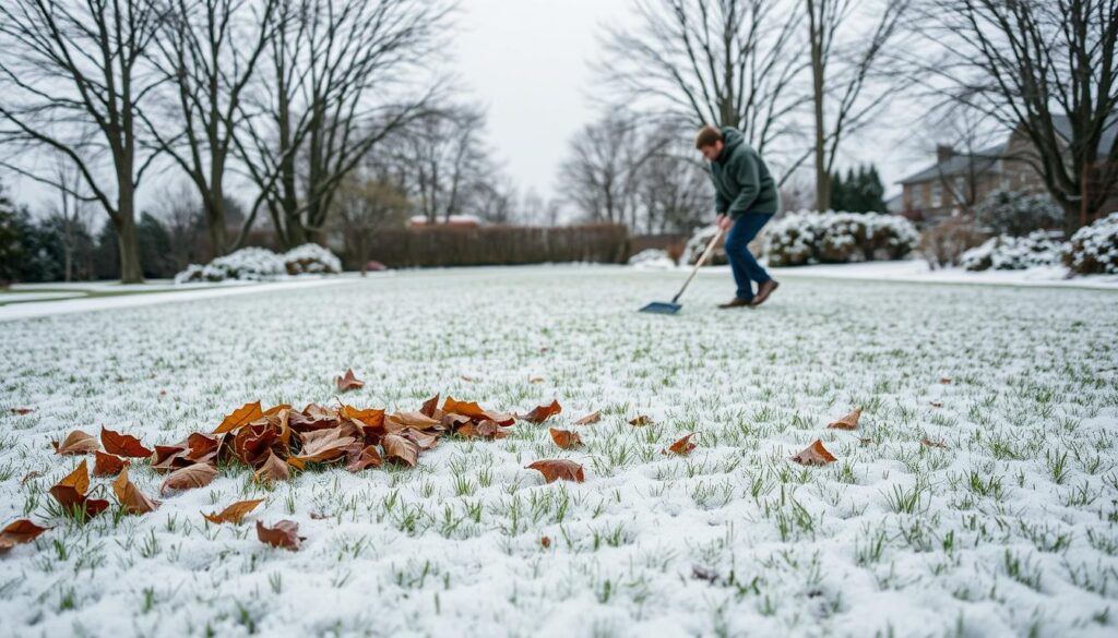 prace przy trawniku w styczniu prace przy trawniku w styczniu