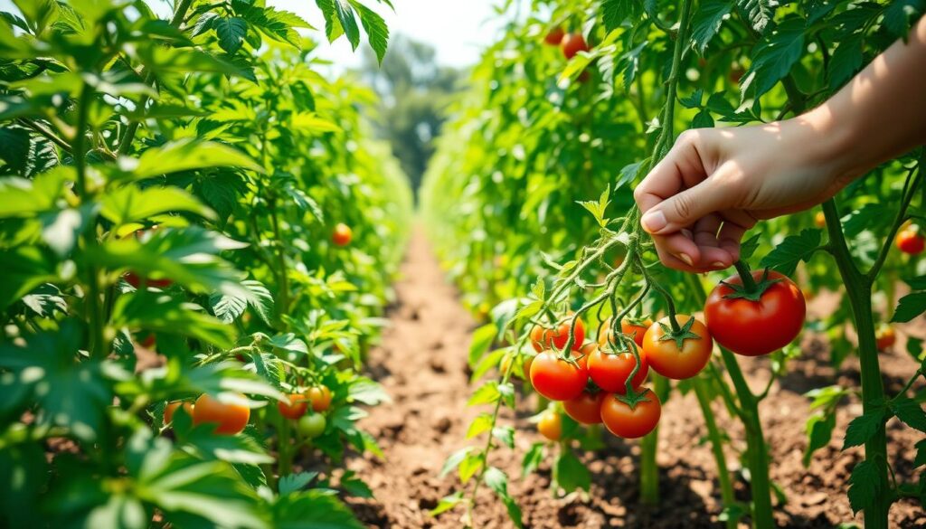 korzyści obrywania pomidorów