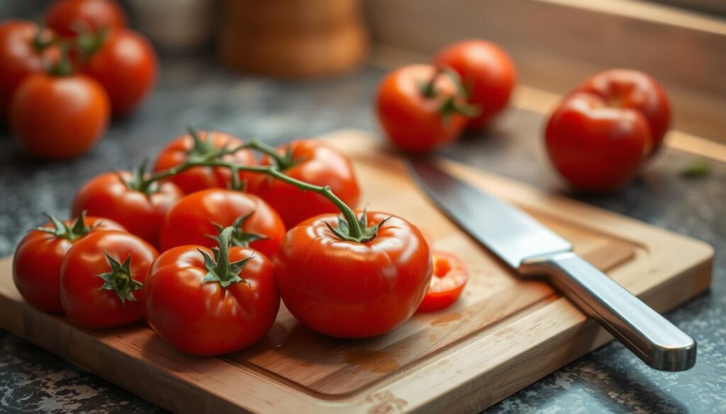 przygotowanie pomidorów przygotowanie pomidorów