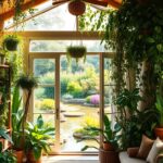 Zielona oaza w domu i na zewnątrz – inspiracje na aranżację ogrodu i wnętrz zielona aranżacja domu i ogrodu